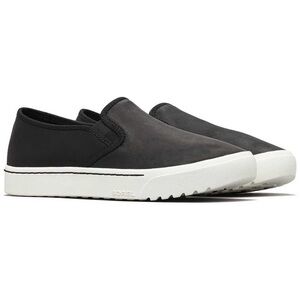 Sorel Campsneak Slip—On Sneaker Black Womens 8.5